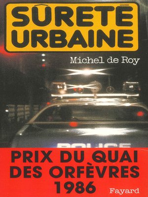 cover image of Sûreté urbaine